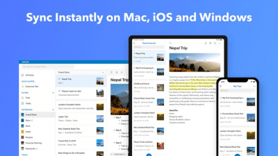 Screenshot of the application UpNote for Windows - #4