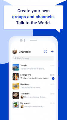 Screenshot of the application CityTok - #5