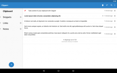 Screenshot of the application Clipper - Clipboard Manager - #5