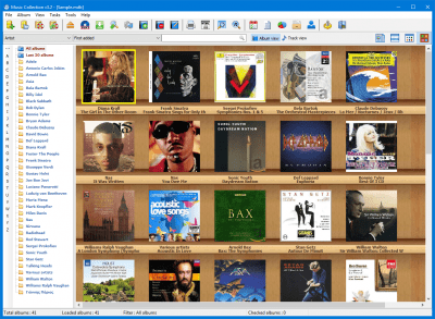 Screenshot of the application GSoft4U Music Collection - #3