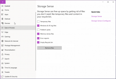 Screenshot of the application ControlUWP - #3