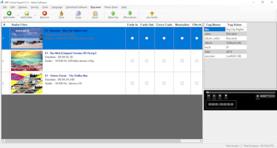 Screenshot of the application MP3 Joiner Expert - #1