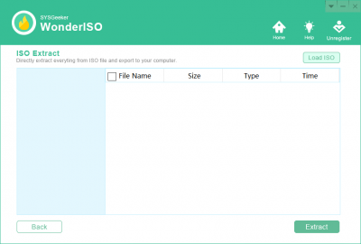 Screenshot of the application WonderISO - #3