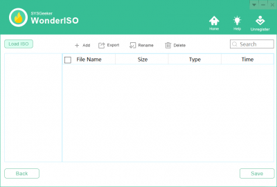 Screenshot of the application WonderISO - #5