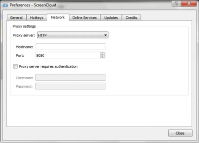 Screenshot of the application ScreenCloud - #2