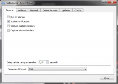 Screenshot of the application ScreenCloud - #4