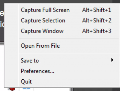 Screenshot of the application ScreenCloud - #5