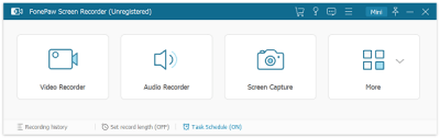 Screenshot of the application FonePaw Screen Recorder - #1