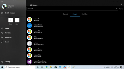 Screenshot of the application Winsta - #5