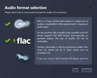 Screenshot of the application Easy Audio Copy - #1