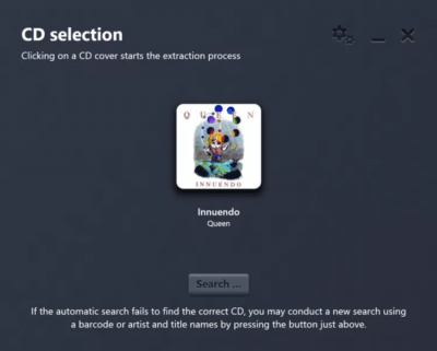 Screenshot of the application Easy Audio Copy - #3