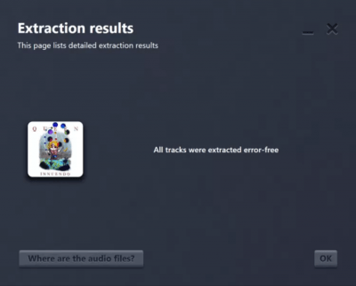 Screenshot of the application Easy Audio Copy - #7