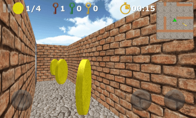 Screenshot of the application Maze World 3D - #2