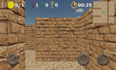 Screenshot of the application Maze World 3D - #5