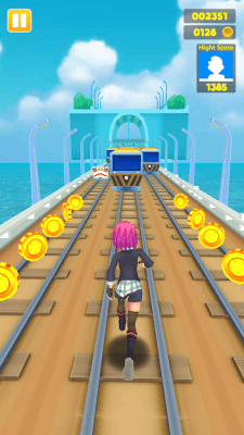 Screenshot of the application Subway Princess - Endless Running - #1