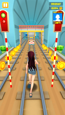 Screenshot of the application Subway Princess - Endless Running - #3