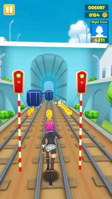 Screenshot of the application Subway Princess - Endless Running - #6