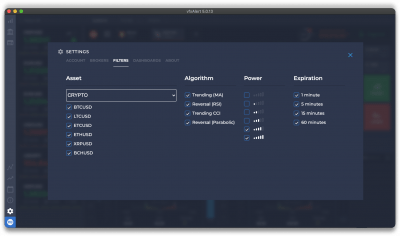 Screenshot of the application vfxAlert - #3