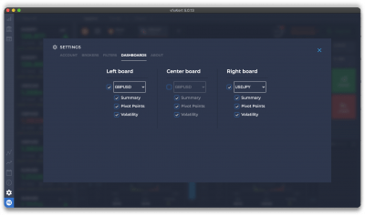 Screenshot of the application vfxAlert - #4