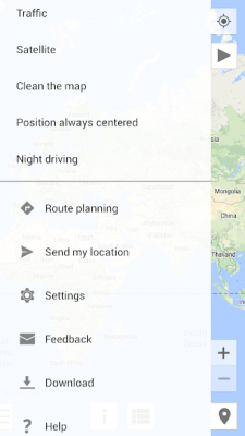 Screenshot of the application My itinerary - #4
