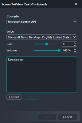 Screenshot of the application ScreenToVideo - #3