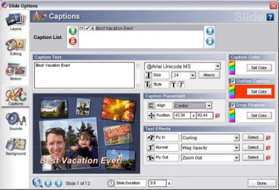 Screenshot of the application ProShow Gold - #4