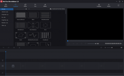 Screenshot of the application MiniTool MovieMaker Free - #2
