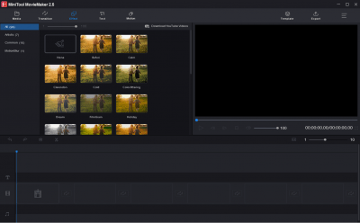 Screenshot of the application MiniTool MovieMaker Free - #3