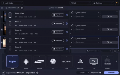Screenshot of the application Movavi Video Converter - #3