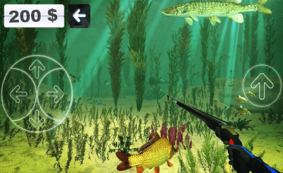 Screenshot of the application Hunting Underwater 3D - #1