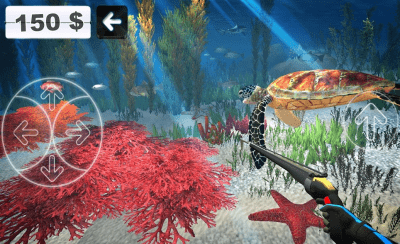 Screenshot of the application Hunting Underwater 3D - #2