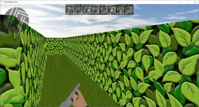 Screenshot of the application WorldMazeTour - #3