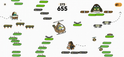 Screenshot of the application Doodle Jump 2 - #8