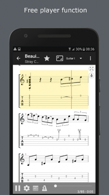 Screenshot of the application GuitarTab - #2