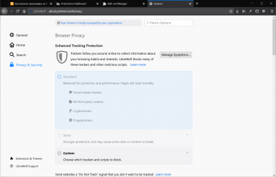 Screenshot of the application LibreWolf - #4