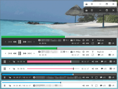 Screenshot of the application MPV-EASY Player - #3
