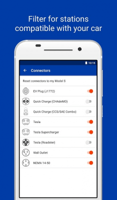 Screenshot of the application PlugShare - #5
