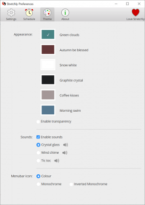 Screenshot of the application Stretchly - #3