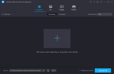 Screenshot of the application Vidmore Video Converter - #1