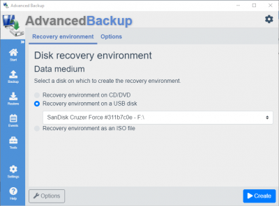 Screenshot of the application Advanced Backup Free - #10