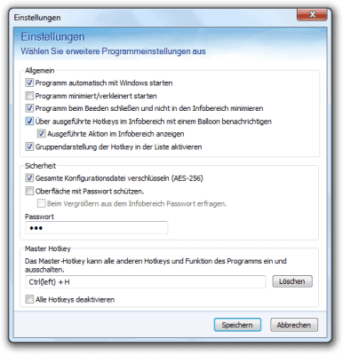 Screenshot of the application HotkeyPro - #6