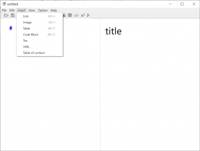 Screenshot of the application justmd - #3