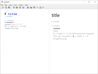 Screenshot of the application justmd - #4