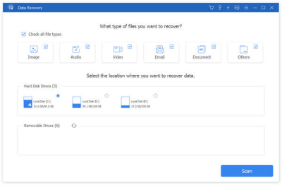 Screenshot of the application Apeaksoft Data Recovery - #1