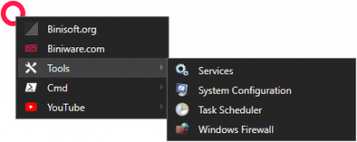 Screenshot of the application Biniware Run - #4