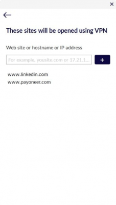 Screenshot of the application Amnezia VPN - #4