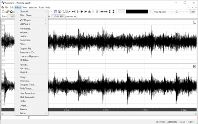 Screenshot of the application Sazanami - #3