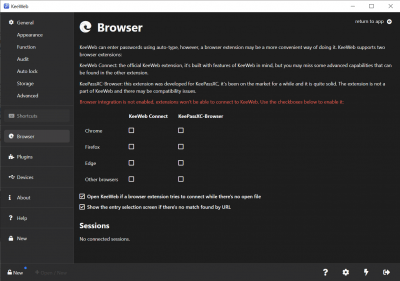 Screenshot of the application KeeWeb - #4