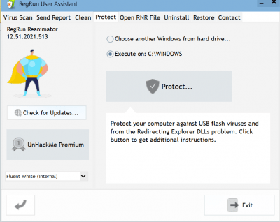 Screenshot of the application RegRun Reanimator - #5