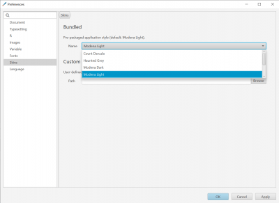 Screenshot of the application KeenWrite - #5